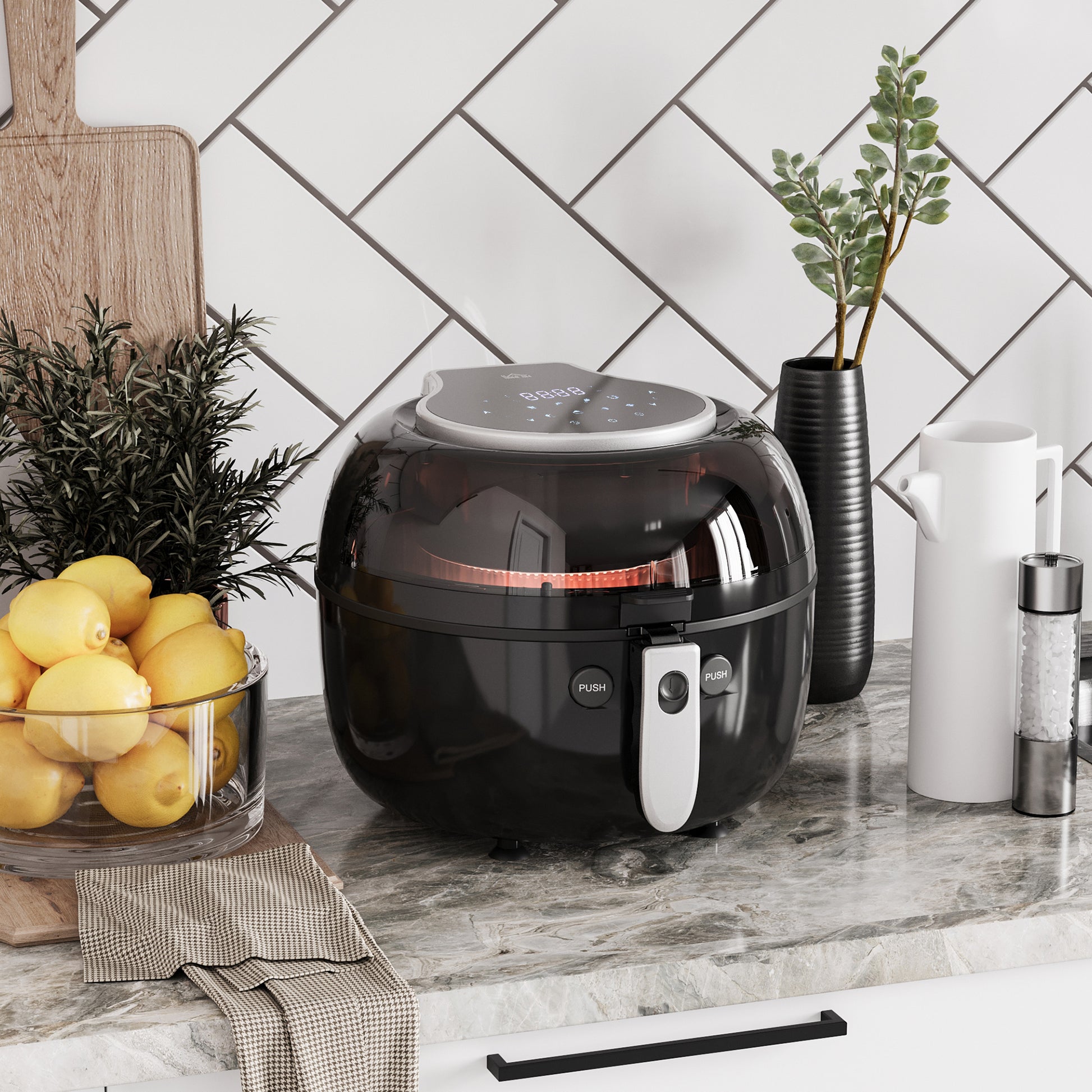 Homcom 7L Digital Air Fryer Oven with Air Fry