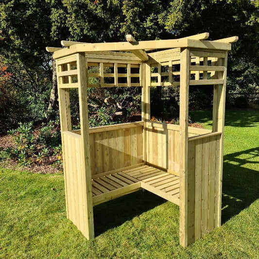 Jasmine Garden Arbour by Croft - 2 Seats