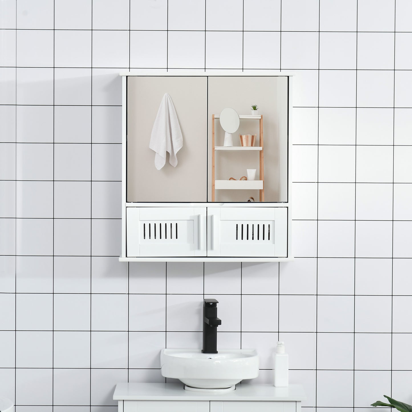 kleankin Bathroom Mirror Cabinet