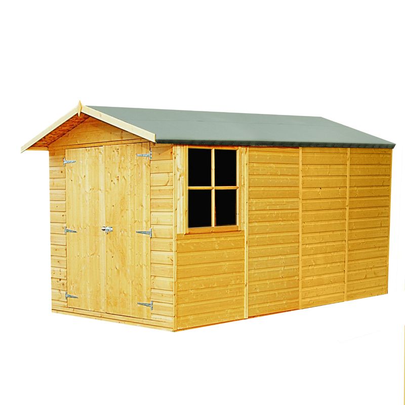 Shire Jersey 7' 1" x 14' 3" Apex Shed - Premium Dip Treated Shiplap