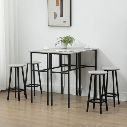 Homcom 6-Piece Bar Table Set