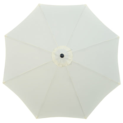 Outsunny Garden 3(M) Parasol Umbrella