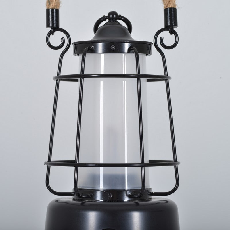 Portable Hemp Rope Rechargeable Garden Lantern by WildLand