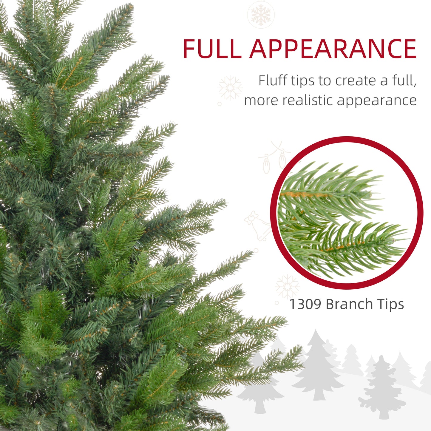 5ft Christmas Tree Artificial -  1309 Tips