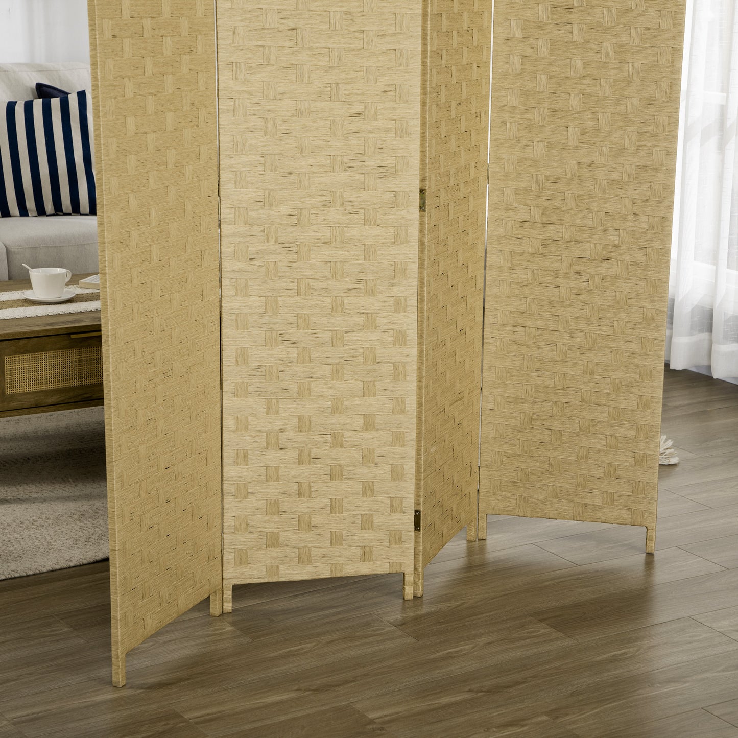 Homcom 4-Panel Room Dividers