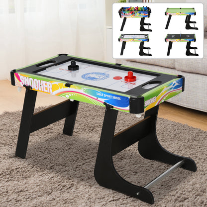 Homcom Medium-density fibreboard 4-in-1 Multi Indoor Game Sports Table