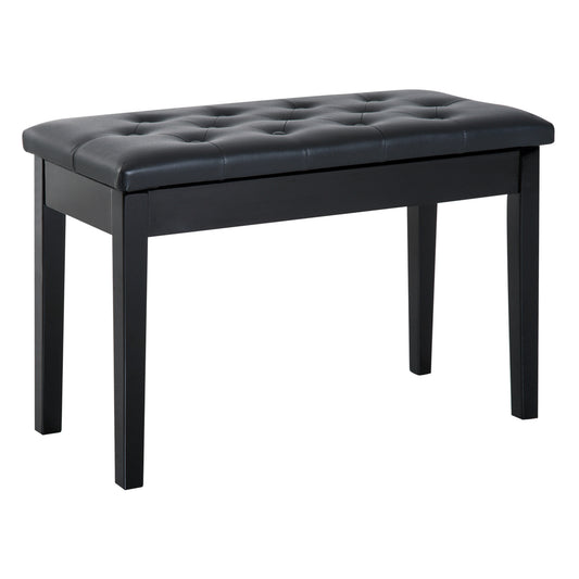 Homcom Faux Leather Piano Bench