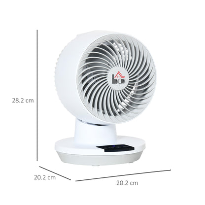 Homcom 28cm Electric Table Desk Fan with 3 Speed