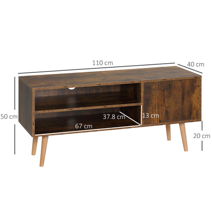 Homcom Wood-Effect TV Cabinet