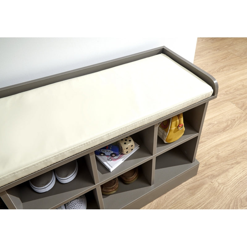 Kempton Shoe Storage Grey 8 Shelves