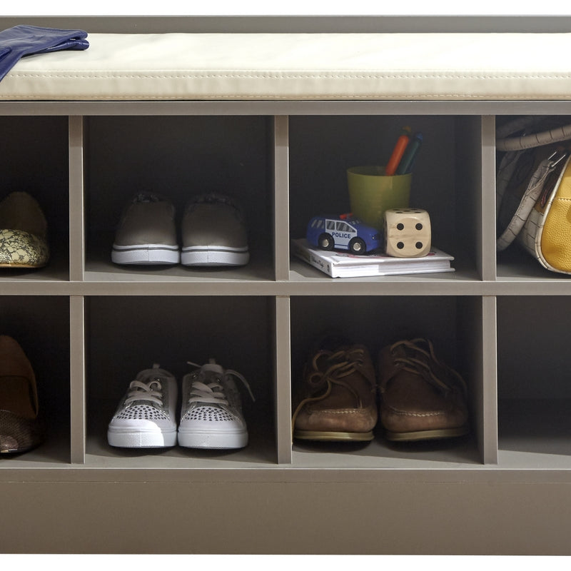 Kempton Shoe Storage Grey 8 Shelves