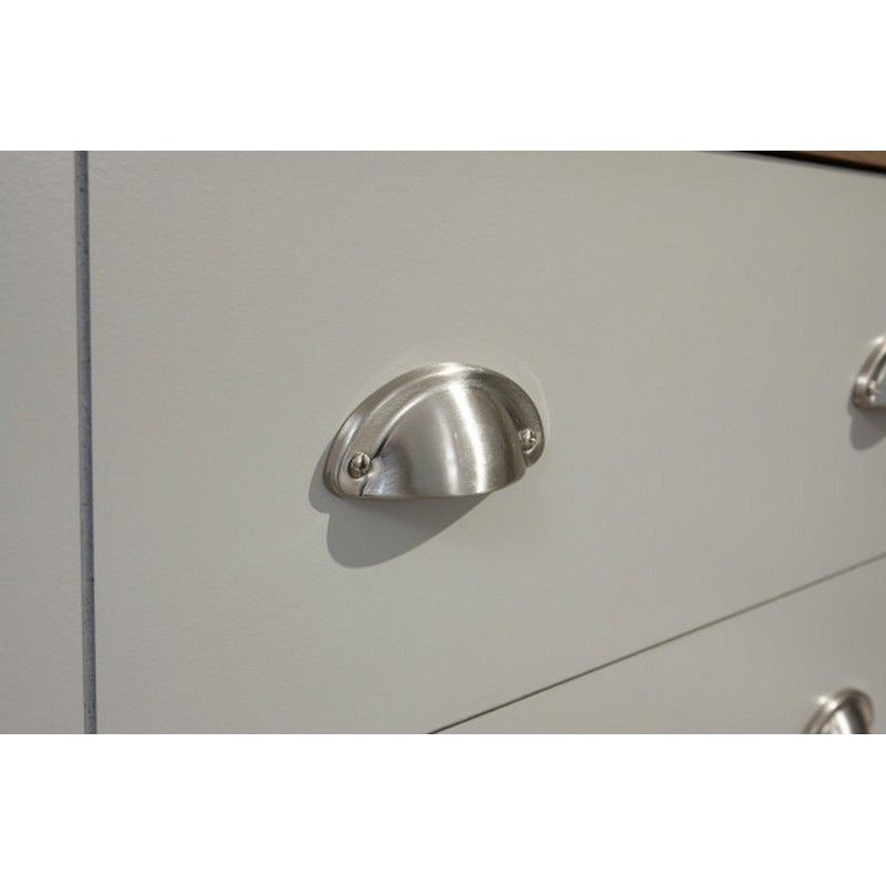 Kendal Chest of Drawers Grey 3 Drawers