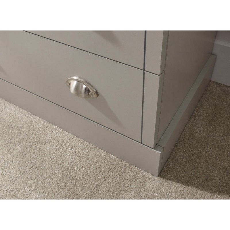 Kendal Chest of Drawers Grey 5 Drawers