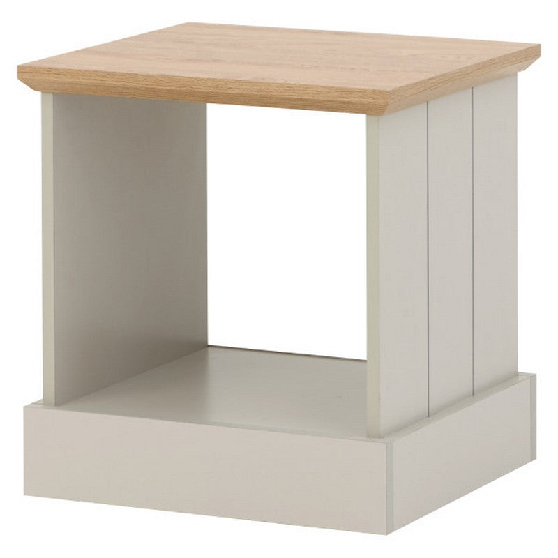 Kendal Side Table Grey 1 Shelf