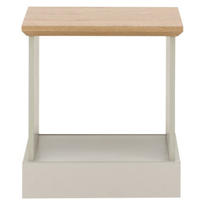 Kendal Side Table Grey 1 Shelf