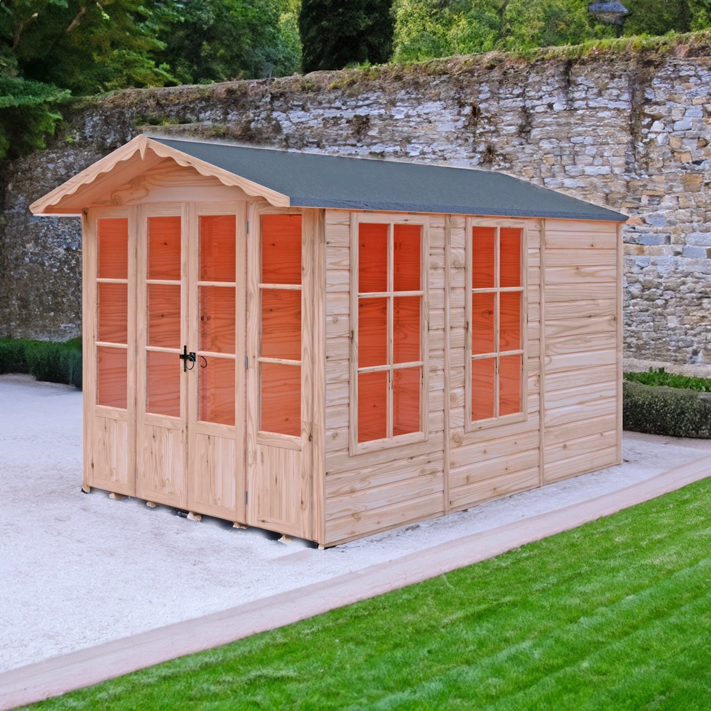 Shire Kensington Shiplap Garden Summerhouse 7' x 10'