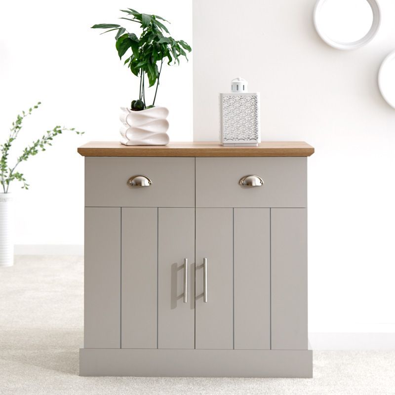 Kendal Sideboard Grey 2 Doors 4 Shelves 2 Drawers