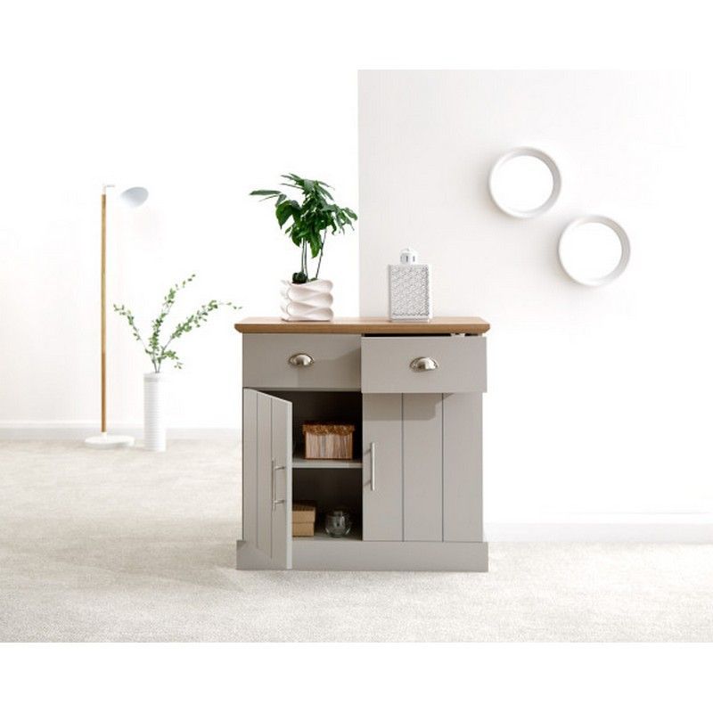 Kendal Sideboard Grey 2 Doors 4 Shelves 2 Drawers