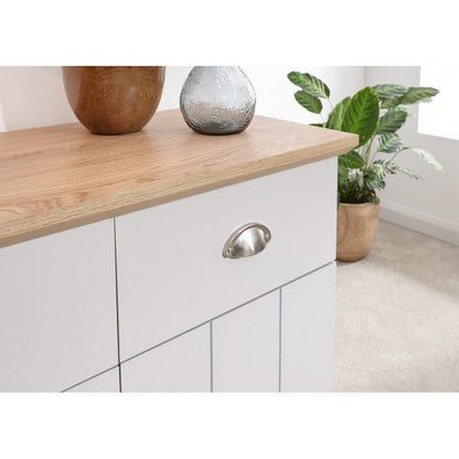 Kendal Sideboard Grey 2 Doors 4 Shelves 2 Drawers