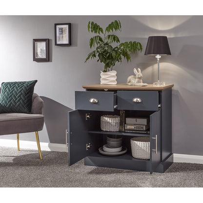 Kendal Sideboard Blue 2 Doors 1 Shelf 2 Drawers