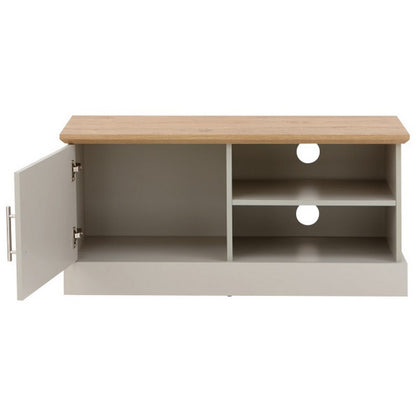 Kendal TV Unit Grey 2 Shelves 1 Door