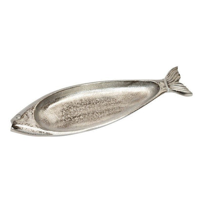 Fish Tray Metal Silver - 32cm