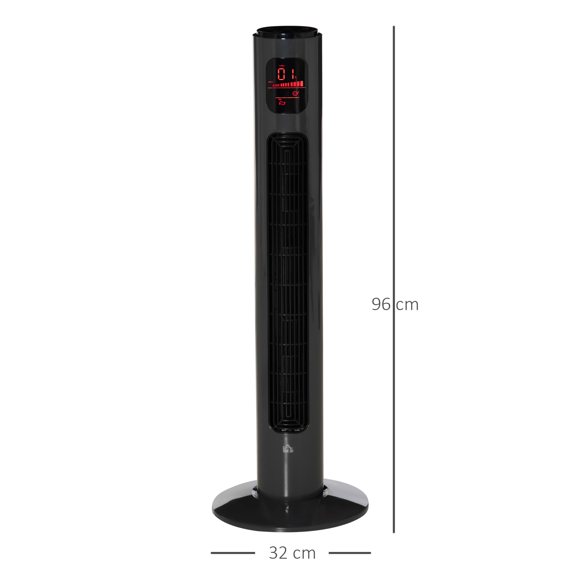 Homcom 38'' Freestanding Tower Fan