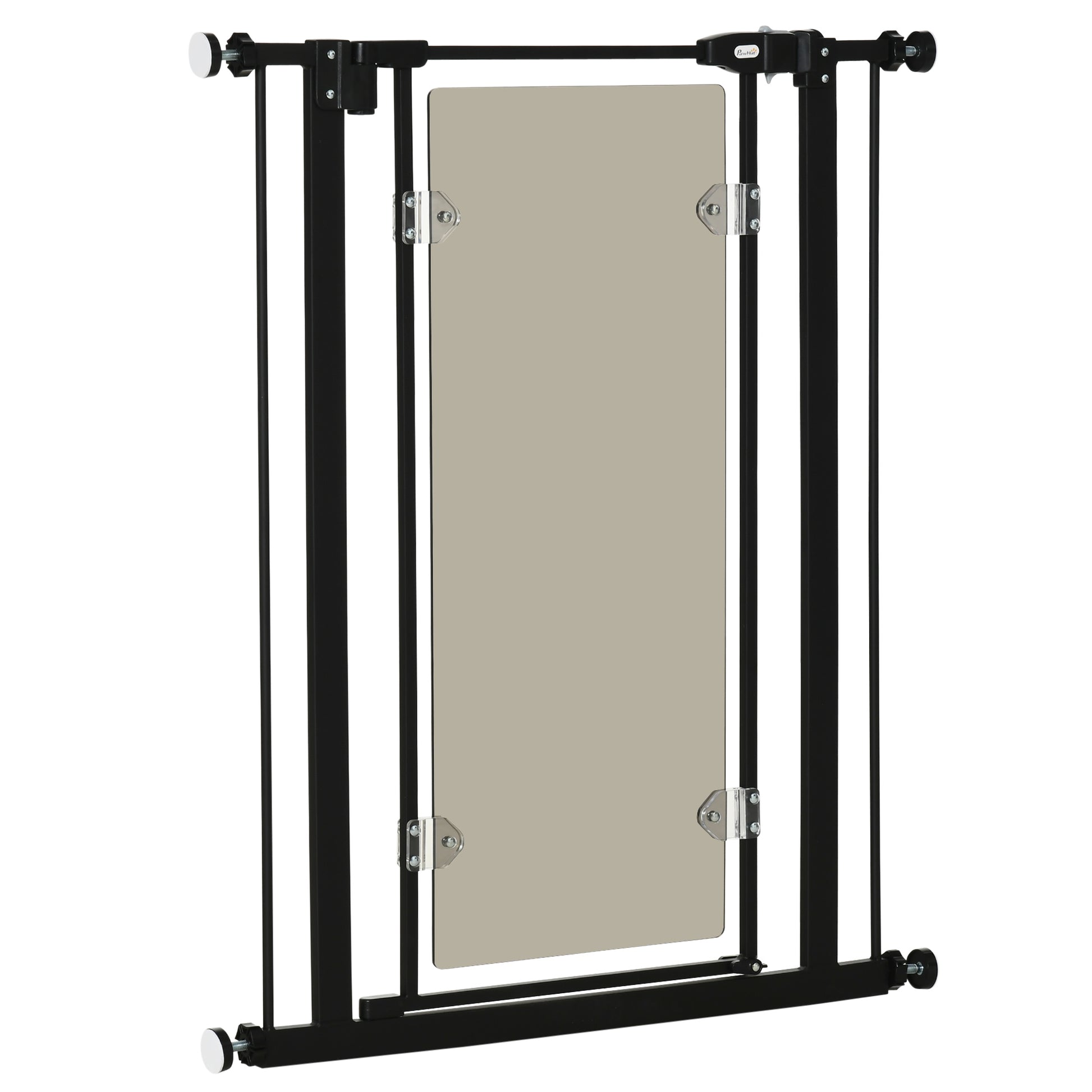 PawHut Pressure Fit Safety Gate for Doorways and Staircases