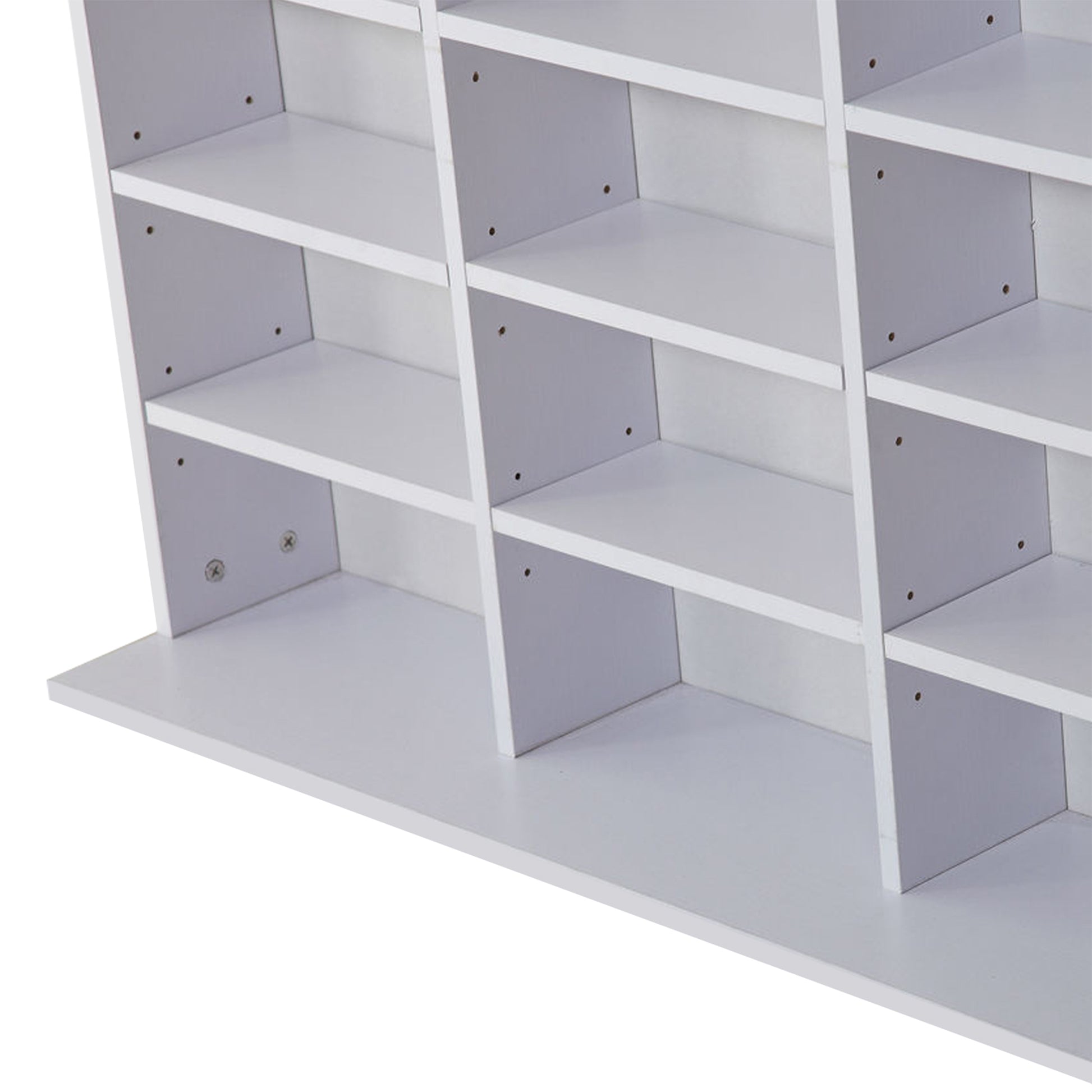 Homcom 33 Adjustable Compartment Storage Unit - White