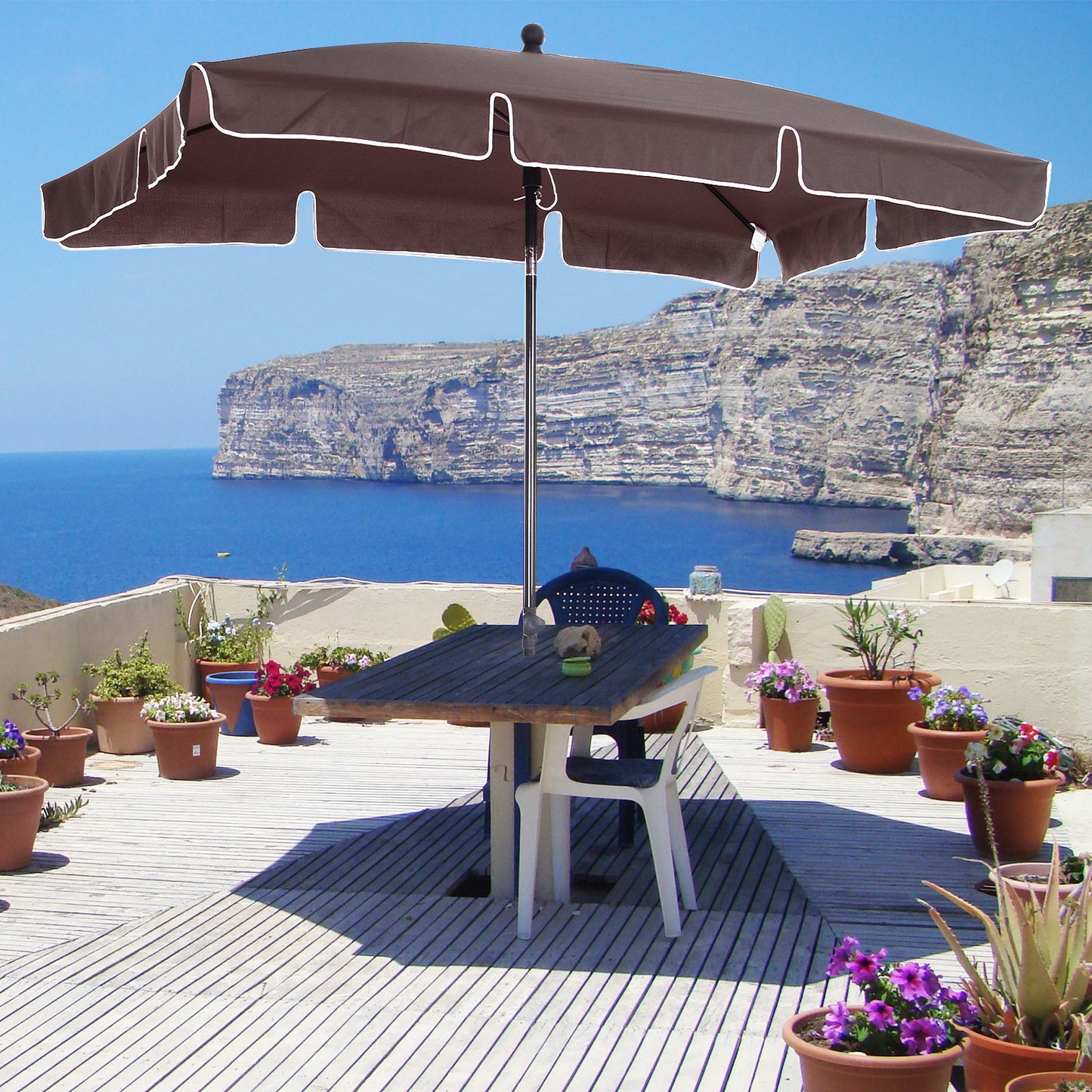 Outsunny Garden Parasol Umbrella