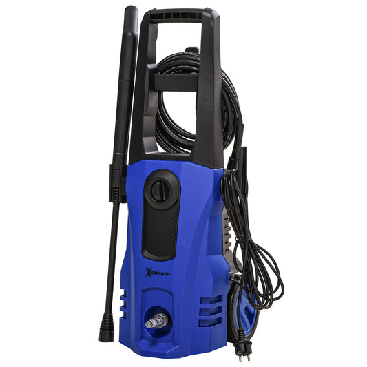 High Pressure Washer, 150 Bar Pressure, 510 L/h Flow, 1800W, High-Performance Portable Power Jet Wash Cleaner, Blue-0