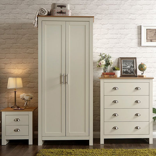 Lancaster 3-Piece Bedroom Furniture Set Cream