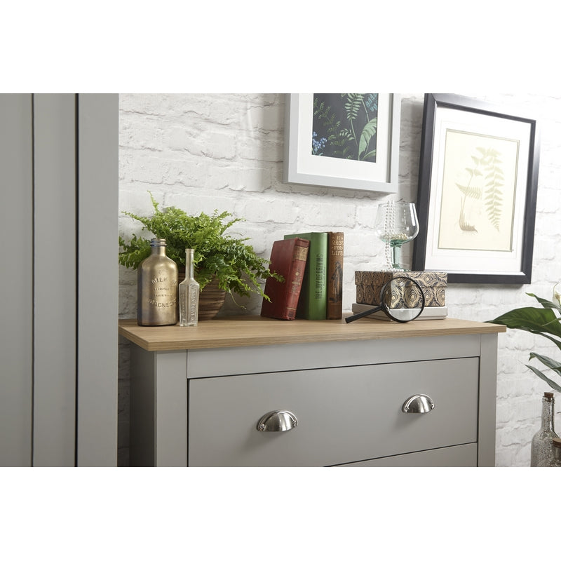 Lancaster 4 Piece Bedroom Furniture Set Grey