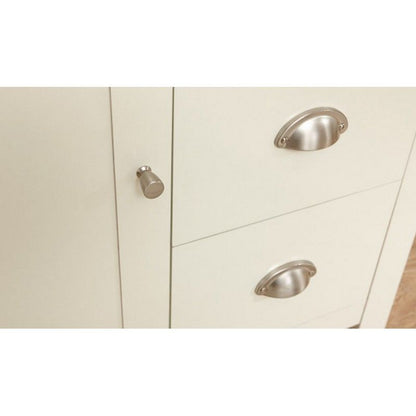 Lancaster Sideboard Cream 1 Door 2 Shelves 3 Drawers