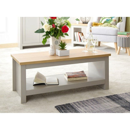 Lancaster Coffee Table Grey 1 Shelf