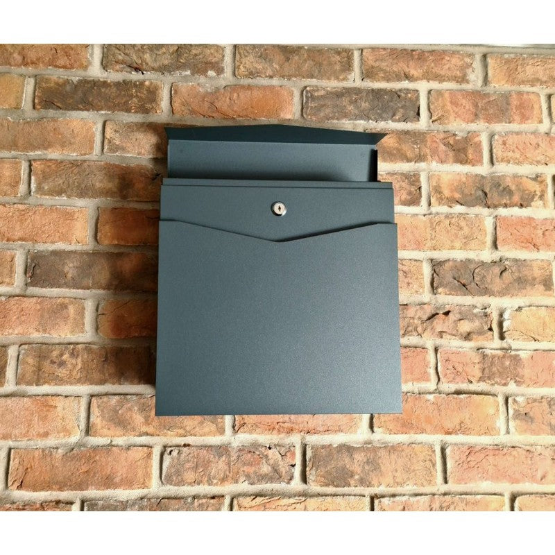 Alicante Letterbox Stainless Steel Anthracite Grey 35.5cm