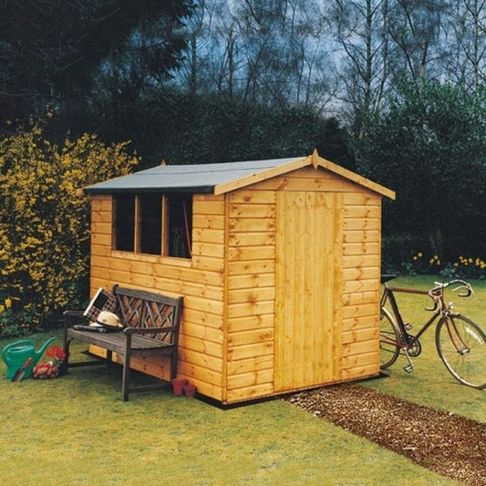 Shire Lewis 12 x 8 Shiplap Apex Garden Shed