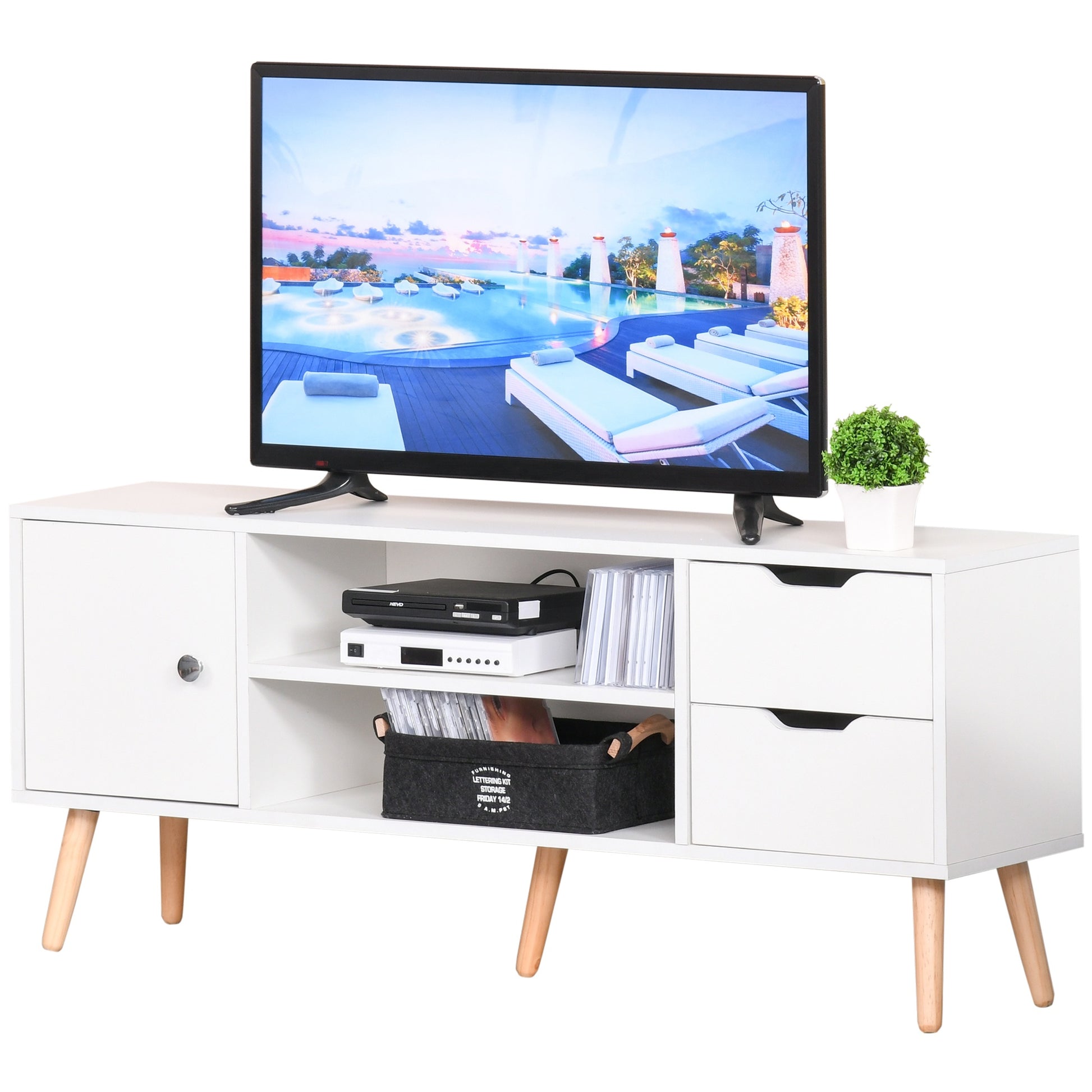 Homcom Scandinavian-Style TV Stand