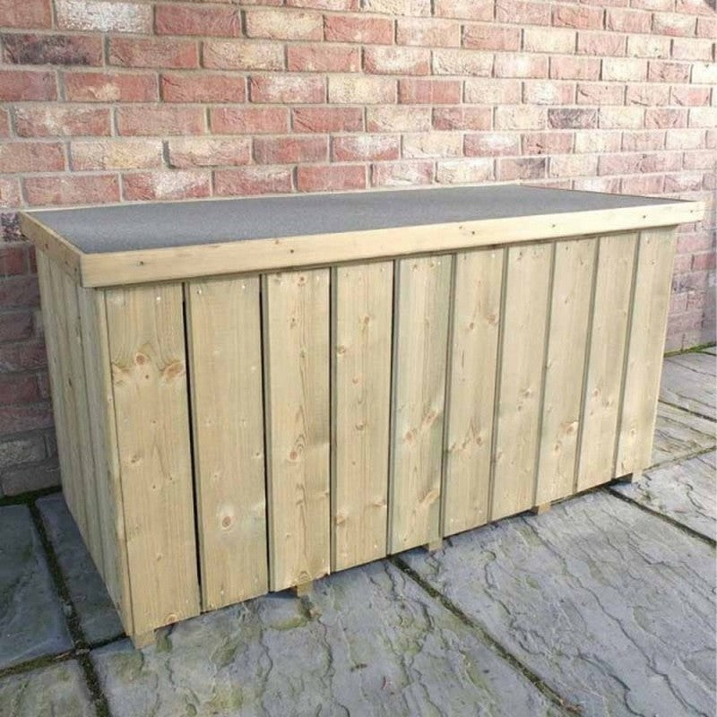 Shire Log Box 4' 3 x 2' Flat Log Store - Premium Pressure Treated Shiplap