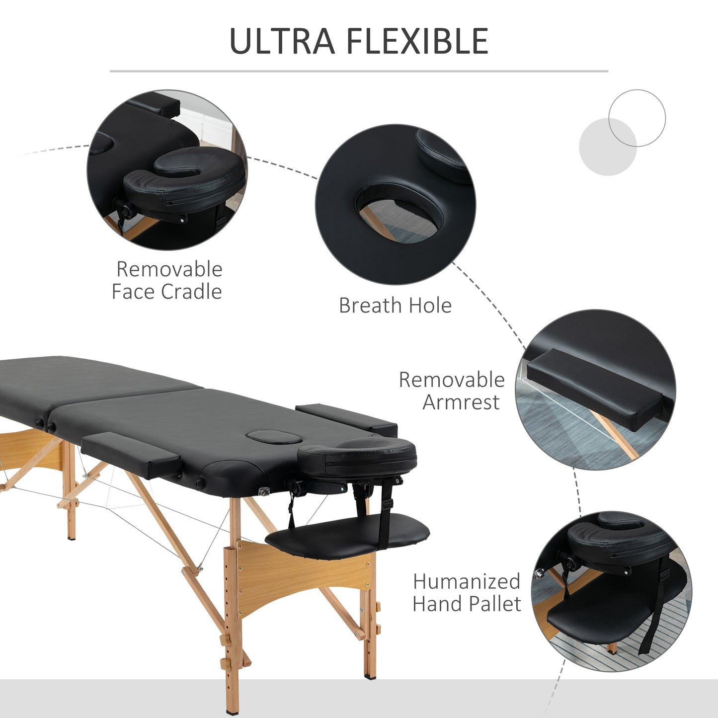 Homcom Portable Massage Bed