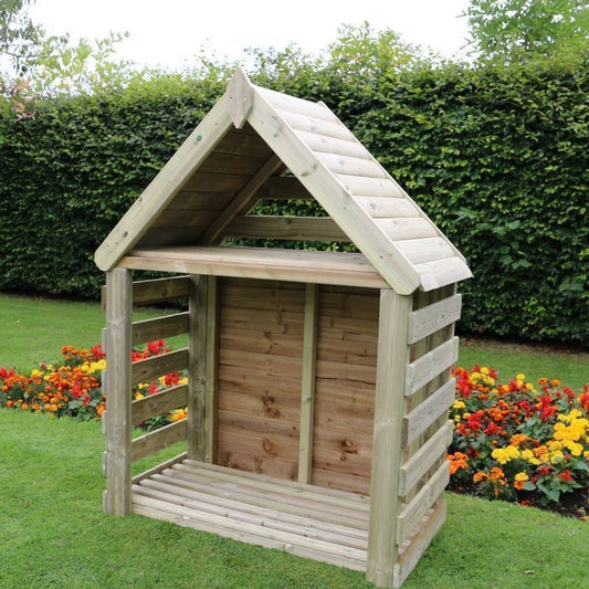 Gawsworth Garden Log Store by Croft