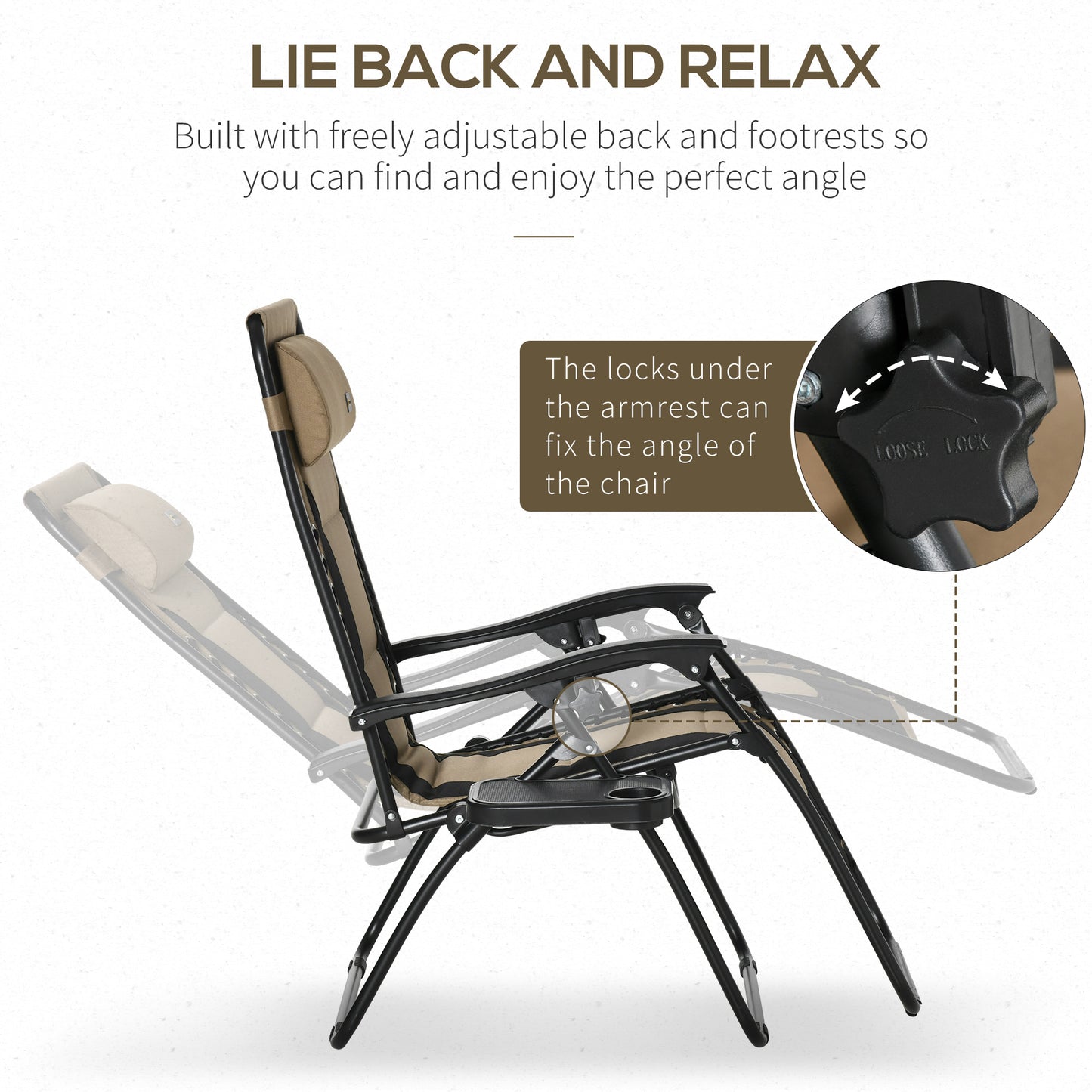 Outsunny Zero Gravity Chair