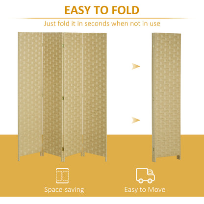 Homcom 4-Panel Room Dividers