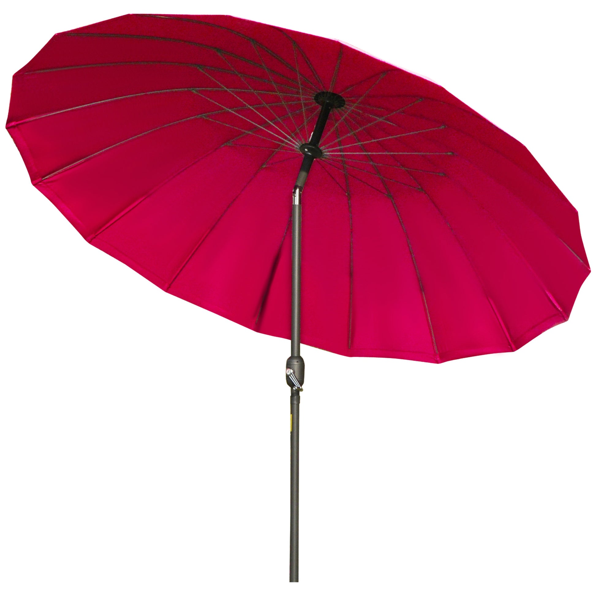 Outsunny 2.6m Shanghai Garden Parasol Umbrella with Crank & Tilt