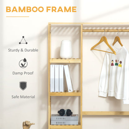 Baboo 155cm Clothing Storage Five Shelf by Homcom