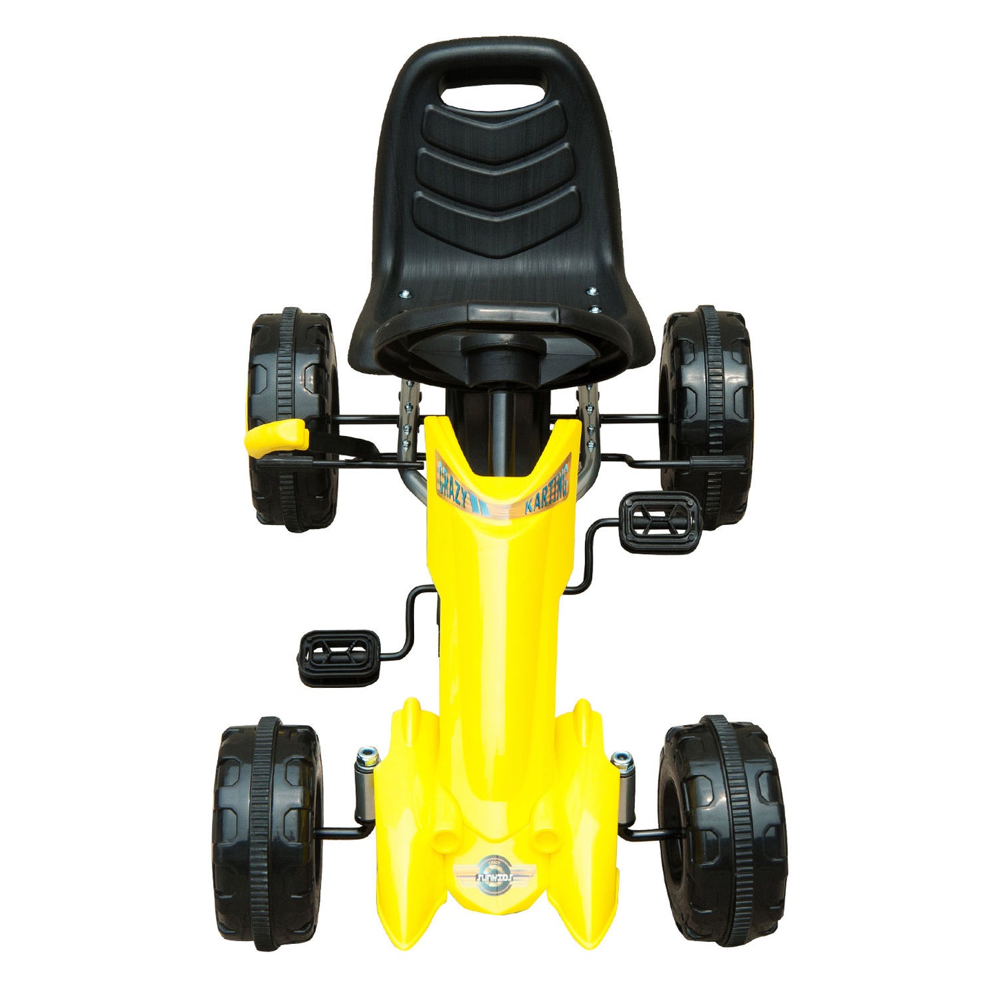 Homcom Pedal Go Kart-Yellow/Black