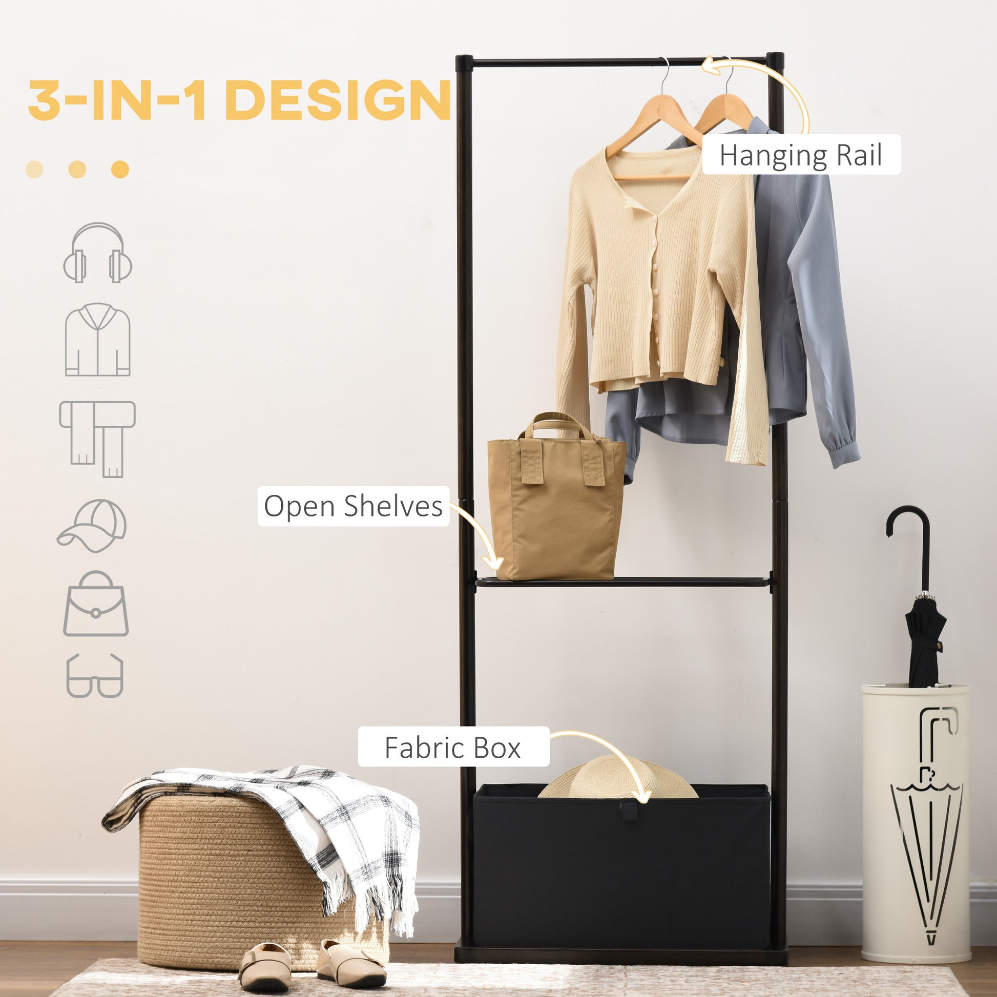 Homcom Clothes Rail