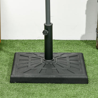 Outsunny 19kg Resin Garden Parasol Base Holder