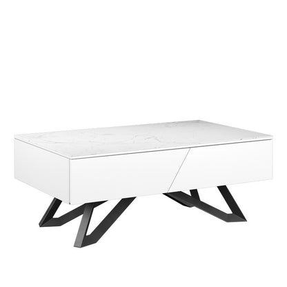 Weston Coffee Table White 1 Drawer