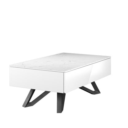 Weston Coffee Table White 1 Drawer